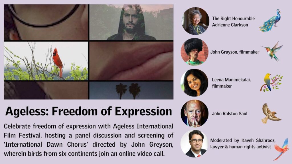 Ageless Film Festival this Sunday
